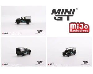 1/64 Mini GT Land Rover Defender 90 Pickup bronze grün Diecast Modell MGT00402 - Bild 1 von 1