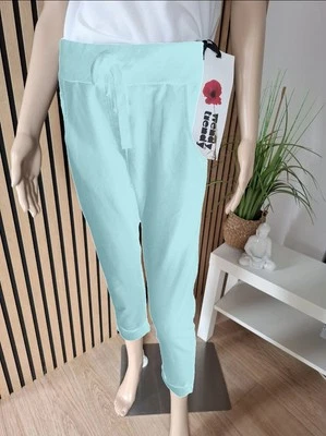 ❤️ Pantaloni da jogging Wendy Trendy pantaloni da jogging pantaloni della tuta in turchese fino a XXL - Immagine 1 di 4