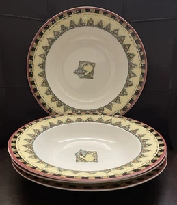 Set of 4 Mikasa ULTIMA+ HK245 IVORY COAST Soup/Pasta Bowls 9 1/2” Indonesia  - Picture 1 of 9