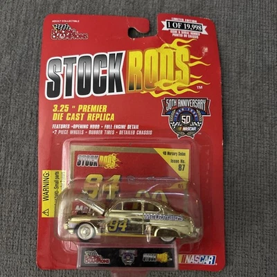 Racing Champions Stock Rod, 50 Aniversario 49 Mercury Sedán NASCAR Foto 1 de 2