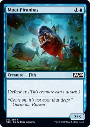 x1 Moat Piranhas - Core Set 2020 (M20) - NM - MTG - Image 1 of 1