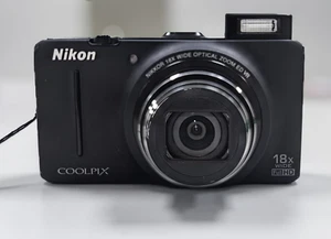Nikon COOLPIX S9300 Black 16.0MP 18x Optical Zoom Digital Camera-90%NEW - Picture 1 of 6
