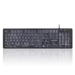 PERIBOARD-317 Tastatur mit Hintergrundbeleuchtung USB kabelgebunden für Windo... - Bild 1 von 6