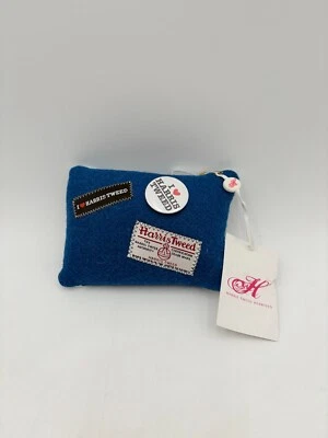 Harris Tweed Pillow Blue Mini Collectors Club Tags 6" - Image 1 of 4