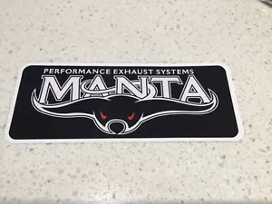 Racing exhaust sticker, CARS MOTORCYCLE,4x4,4WD,TRUCKS,MOTOR engine oils,manta 1 - Picture 1 of 2