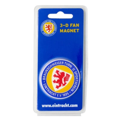 Original Eintracht Braunschweig - 3-D Fan Magnet "Logo"