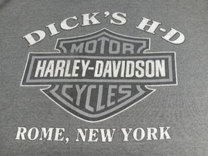 Vintage Harley Davidson 100th Anniversary Men's Gray Pocket T-Shirt N.Y. - USA - Picture 1 of 9