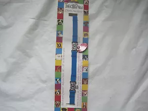 Talk to the Paw Haustierschmuck ~ blau rosa Herz Halskette (10-18") ~ Hund Katze ~ LBDEN - Bild 1 von 2