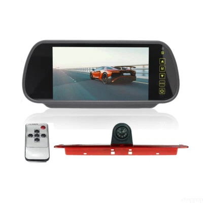 7" Rear View Mirror Monitor Brake Light Backup Camera for Mercedes-Benz Sprinter - Image 1 of 4