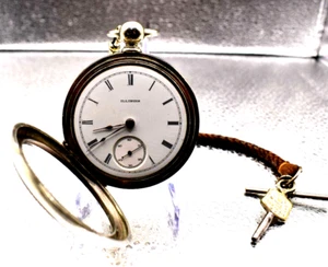 Orologio da taschino 131 ANNI Illinois Grado I W C 18S 7Jewel funziona bene, - Foto 1 di 6