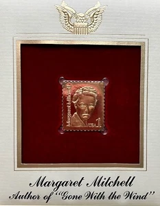 Golden Replicas United States Stamp 1986 Margaret Mitchell "Gone With the Wind" - Picture 1 of 3