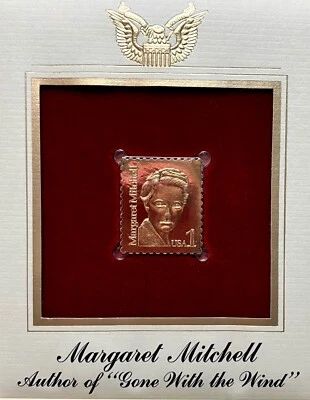 Golden Replicas United States Stamp 1986 Margaret Mitchell "Gone With the Wind" - Image 1 of 3