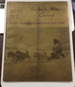 1950 Fairbanks Winter Carnival North American Championship Dog Derby Program - Picture 1 of 8