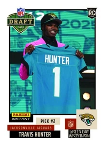 2025 Panini Instant NFL Draft #2 Travis Hunter Jacksonville Jaguars RC PRESALE - Picture 1 of 1