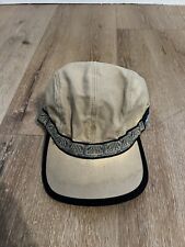 Kavu Seattle Gorpcore Patterned Nylon Synthetic Strap Cap Hat Sporty Tan/Black