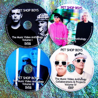PET SHOP BOYS ELECTRONIC Music Video Anthology and Remixes 1986-2017 4 DVD Set - Image 1 of 4