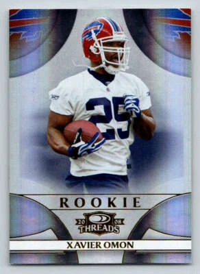 2008 Donruss Threads #249 Xavier Omon RC 999 (ref 196535) - Image 1 of 2
