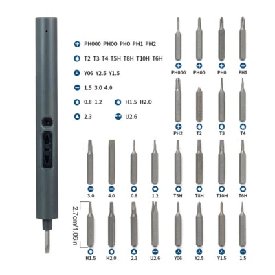 28 IN 1 Cordless Mini Power Precision Screwdriver Electric Screwdriver Kit Set - Image 1 of 4
