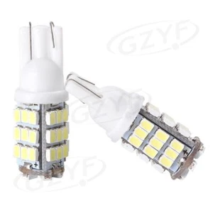 Auto LED Backup Reverse Lights Bulbs Lamp Set 12V T10 168 Xenon 6000K White - Picture 1 of 7