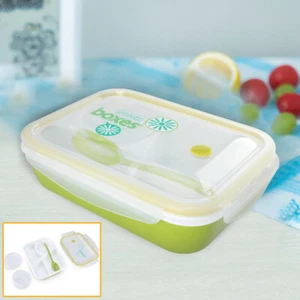 Food Containers Lunch Box Airtight Lids Food Kitchen Storage Box for Kids&Adults - Picture 1 of 12