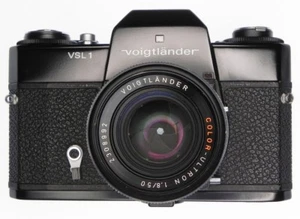 Voigtländer schwarz VSL1 TM mit 50mm f1.8 Color-Ultron M-42 Mount #4818411 - Bild 1 von 12
