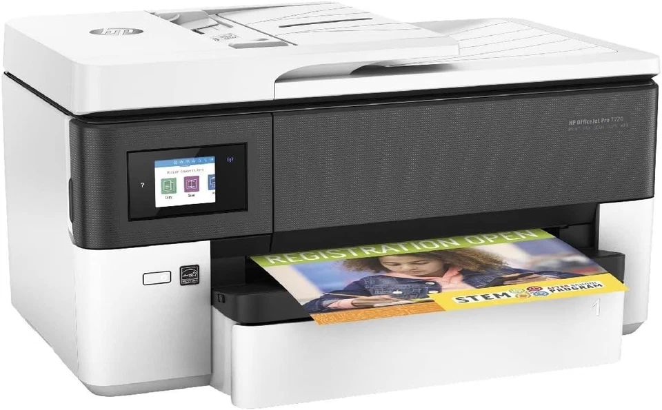 HP OfficeJet Pro 7720 Wide Format All-in-One Drucker - Weiß (Y0S18A#A80)