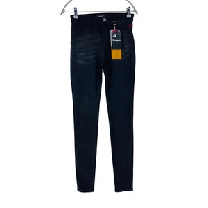 DESIGUAL Women Black Stretch Skinny Fit Jeans Size W26 UK 8 IT 40 - Picture 1 of 13
