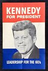 John F. Kennedy signed 1960 Presidential Campaign Poster ~ American Airlines 