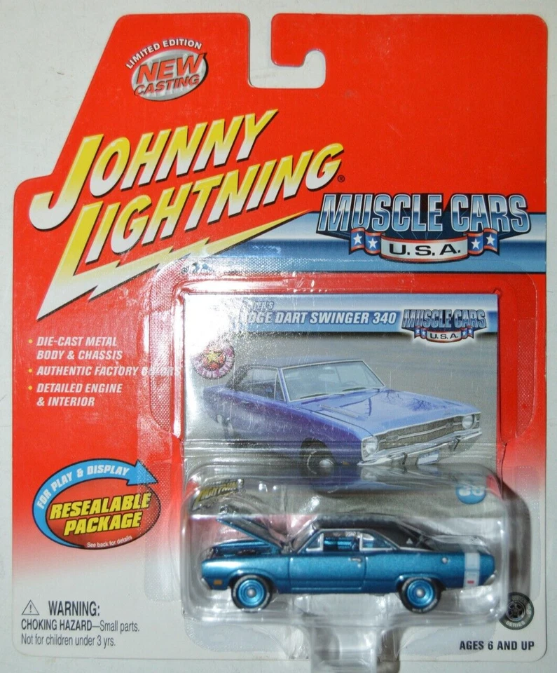 Johnny Lightning Muscle Cars USA 1969 Dodge Dart Swinger 340 E210