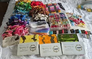 HUGE  Lot Embroidery Floss DMC, Iris, J &P  Coats, Some New Old Stock, Variety  - Picture 1 of 10