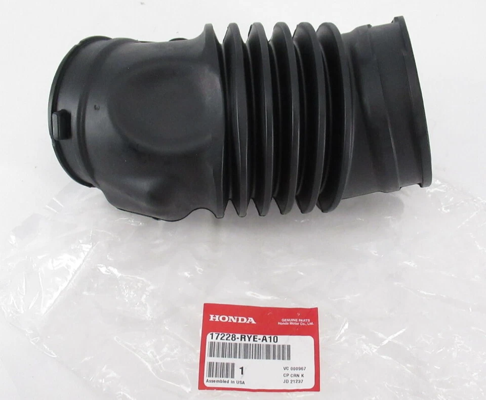 Manguera de admisión de filtro de aire genuina OEM Honda Acura 17228-RYE-A10 10-13 MDX y ZDX Foto 1 de 4