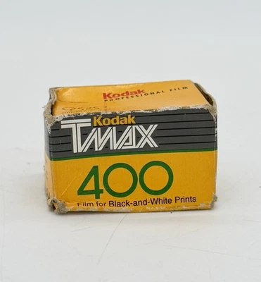 Película profesional Kodak TMAX 400 35 mm vintage blanco y negro 24 exposiciones NUEVO Foto 1 de 3