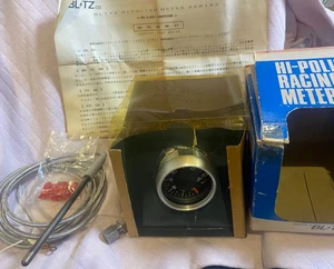Blitz Racing Exhaust Temperature Gauge 46mm High Polish Made in Japan JDM Rare - Bild 1 von 8