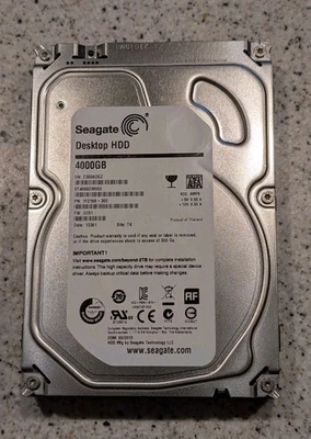 Seagate ST4000DM000 4TB SATA 6 Gb/s 64MB 5900 RPM 3.5" Desktop HDD - Image 1 of 4