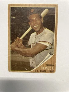 1962 Topps #40 - Orlando Cepeda (Lower Grade) - Picture 1 of 2