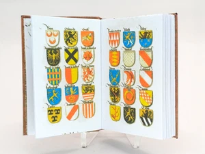 Puppenstube Maßstab 1:12 Buch, Heraldik Sachsens (Mittelalter) - Bild 1 von 16