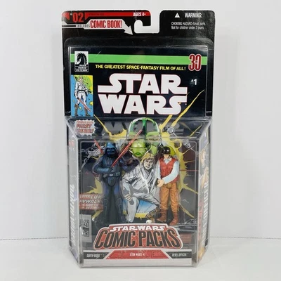 Paquetes de cómics de Star Wars #1 Darth Vader y oficial rebelde NUEVO sellado 2006 Dark Horse Foto 1 de 4