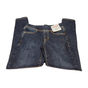 NWT Girl's Cat & Jack Dark Wash Blue Jeans / Jeggings Size 6 - Picture 1 of 5