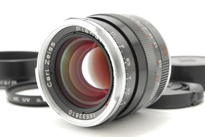 [MINT w/ Hood] Carl Zeiss Planar T* 50mm f2 ZM Black for Leica M From JAPAN - Image 1 of 4
