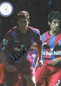 CRYSTAL PALACE: MARK HUDSON SIGNED A4 (12x8) CALENDAR PICTURE+COA - Picture 1 of 1