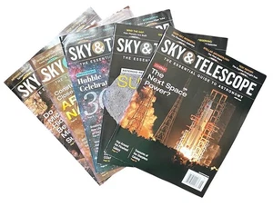 5 issues of Sky And Telescope Magazine Jan, March, April, May, June 2020 - Imagen 1 de 7