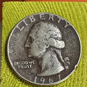 1967 25C SMS (Special Strike) Washington Quarter No mint Mark - Picture 1 of 7