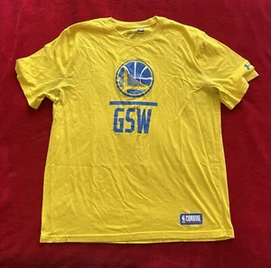 Under Armour NBA Maglietta Uomo Manica Corta Golden State Warriors Giallo Taglia:L - Foto 1 di 6
