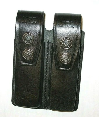 JBP Leather Double Magazine Case SINGLE STACK .45 - 1911 magazines - (003NR)