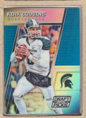 Kirk Cousins 62 2016 Prizm Draft Picks Blue Prizm - Image 1 of 2