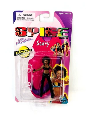 1998 Spice Girls Limited 3" Figurine "Scary" Black Outfit & Mic Toymax 62018 - Image 1 of 4