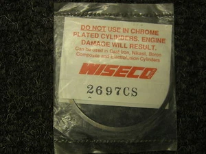 ANILLO DE PISTÓN WISECO SKI-DOO TNT 440 1974-1979 AIRE LIBRE 68,50 MM DE COLECCIÓN 2697CS - Imagen 1 de 6