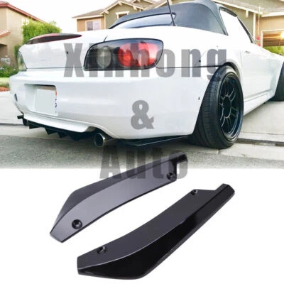 2Pcs For Honda S2000 2000-2009 Rear Bumper Splitter Spoiler Diffuser Canards - Изображение 1 из 4