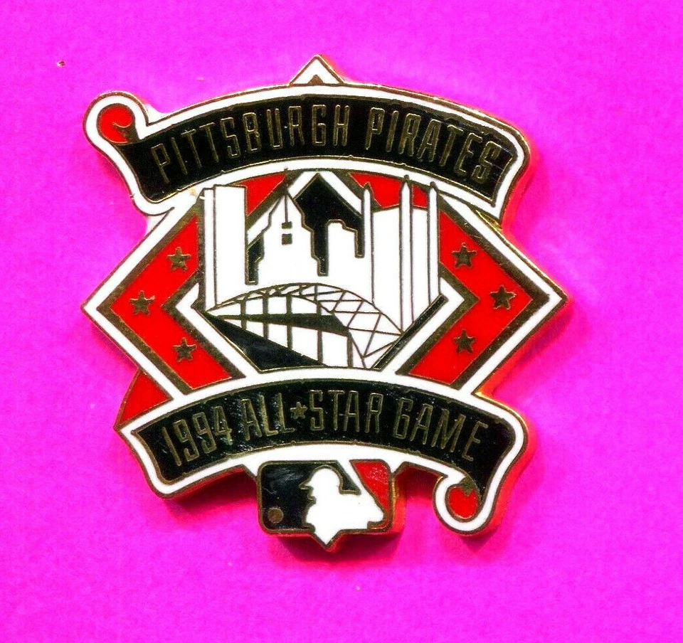 1994 ALL STAR GAME PIN PITTSBURG PIRATES PIN SKYLINE PIN PETER DAVID PIN - Image 1 of 1
