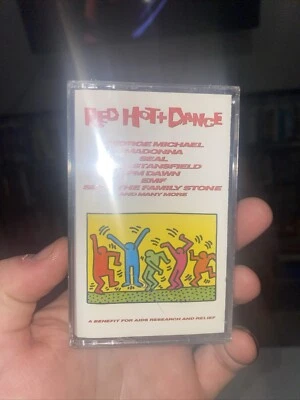 Red Hot + Dance - AIDS Research & Relief Benefit Album - Cassette Tape (1992) - Image 1 of 3